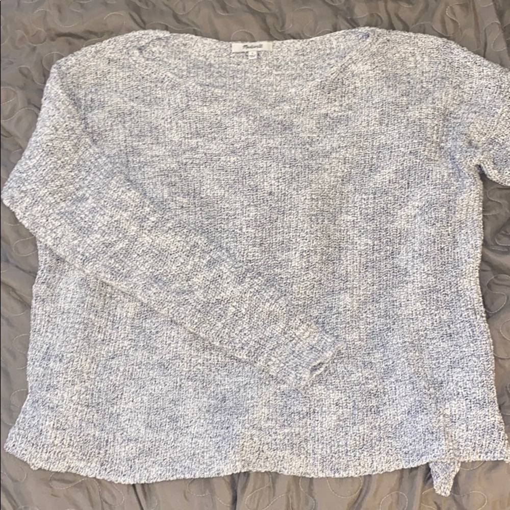 Madewell LARGE grey short sweater